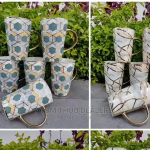 Set of 6 Golden Cups at 