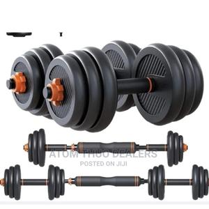 50kg Adjustable Barbell With Kettle Bell - thumbnail 2