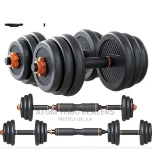 50kg Adjustable Barbell With Kettle Bell