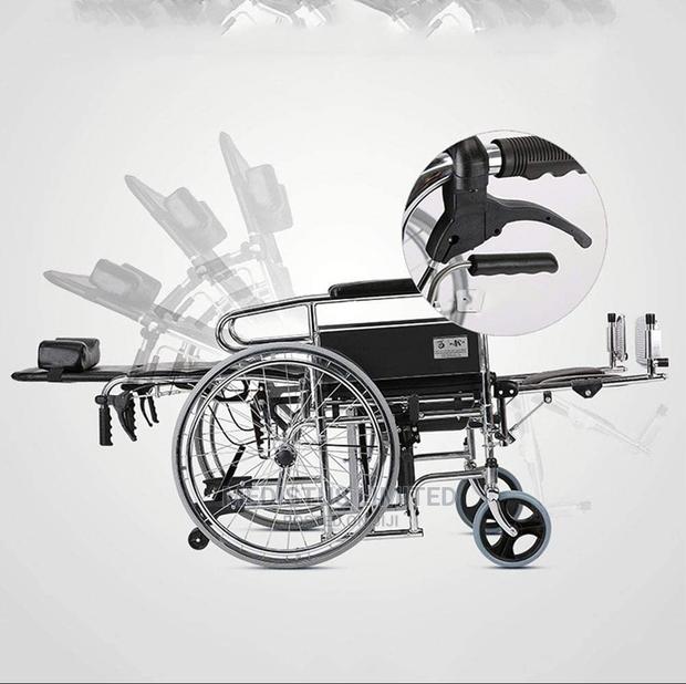 Reclining Commode Wheelchair - thumbnail 2