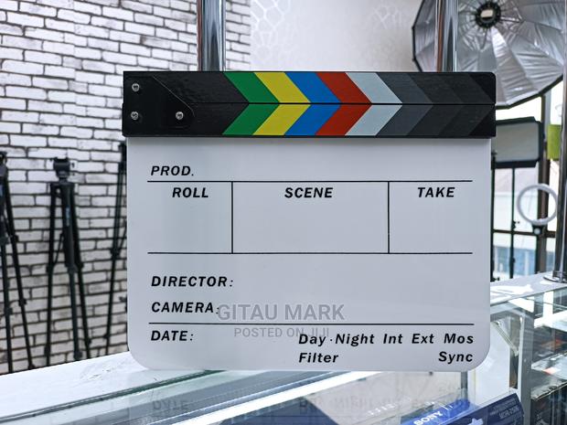 White Clapperboards for Videography - main view