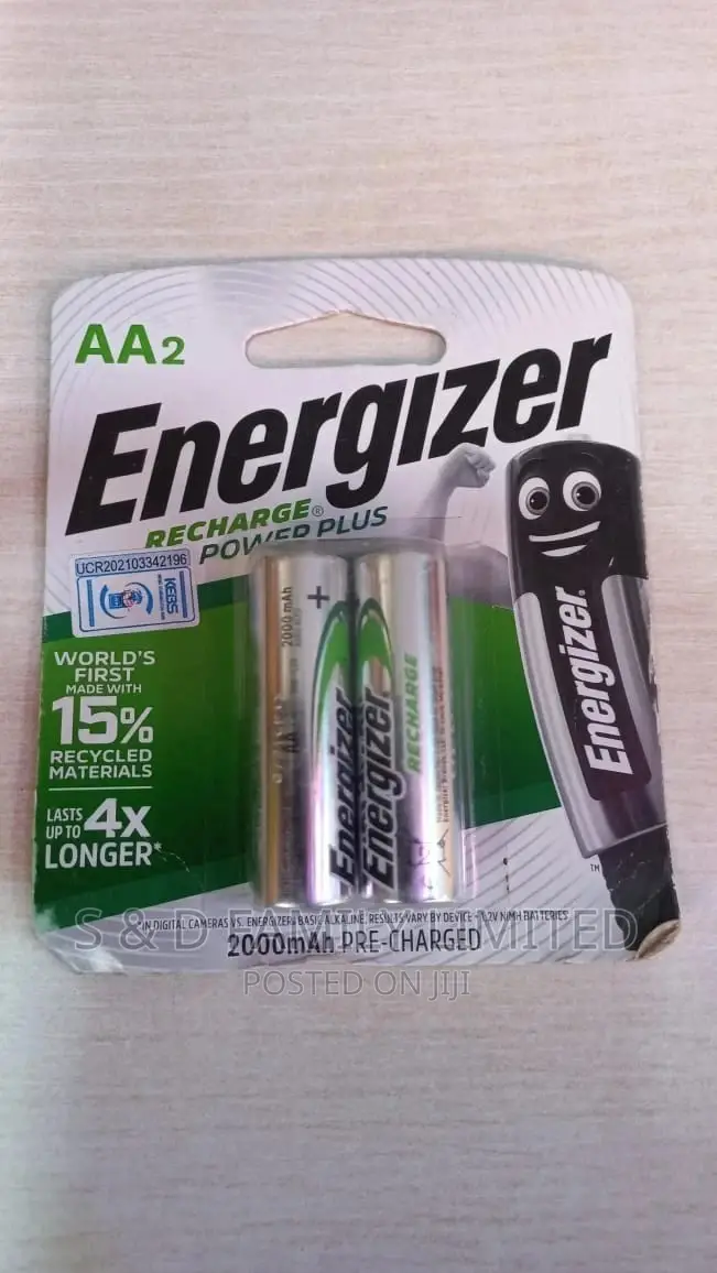 Energizer Rechargeable AA Batteries One Pair