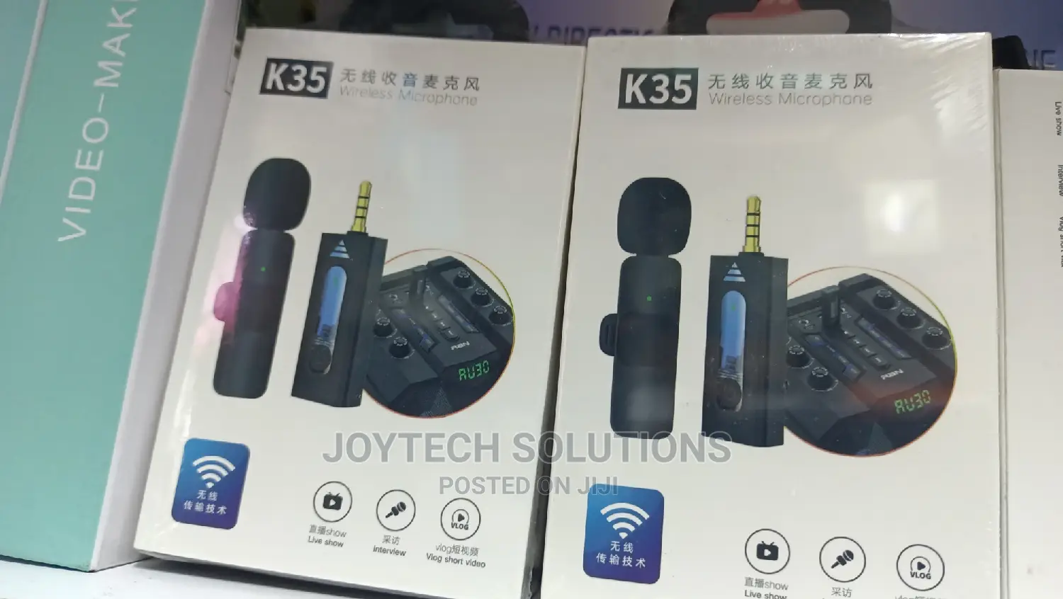Camera Wireless Dual Microphone