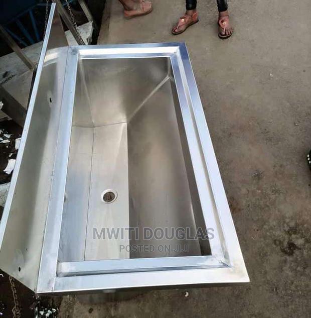 Heavy Gauge Stainless Steel Scrub Sink