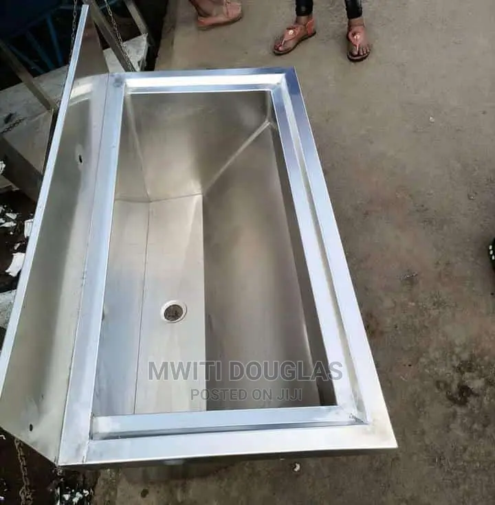 Heavy Gauge Stainless Steel Scrub Sink