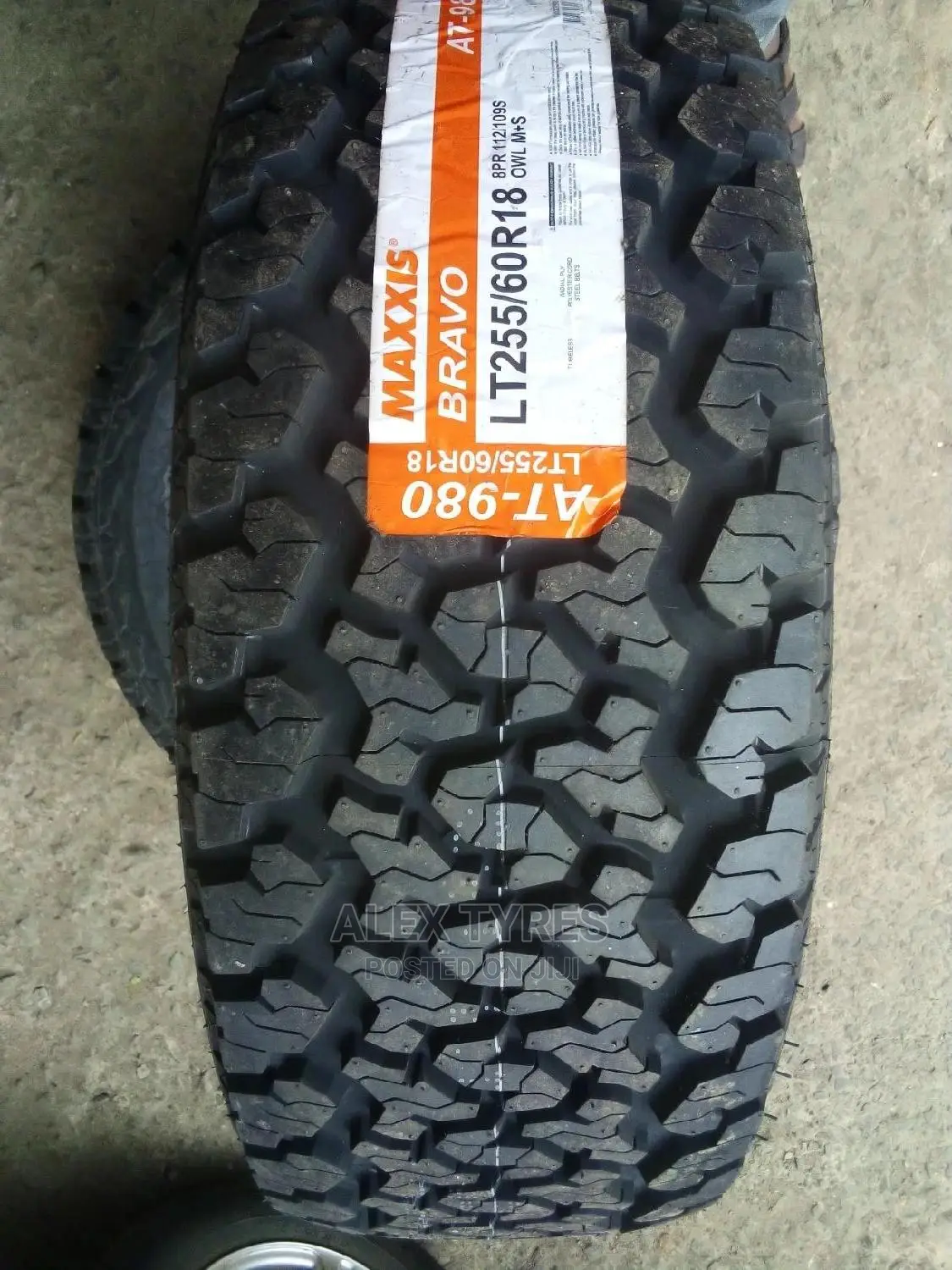 255/60r18 Maxxis Bravo A/T 980 Tyres Made in Thailand
