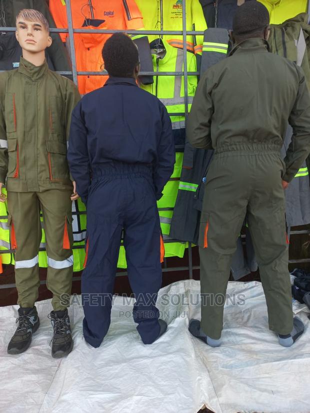 Cargo Overall /High Quality Plain Overall - thumbnail 4