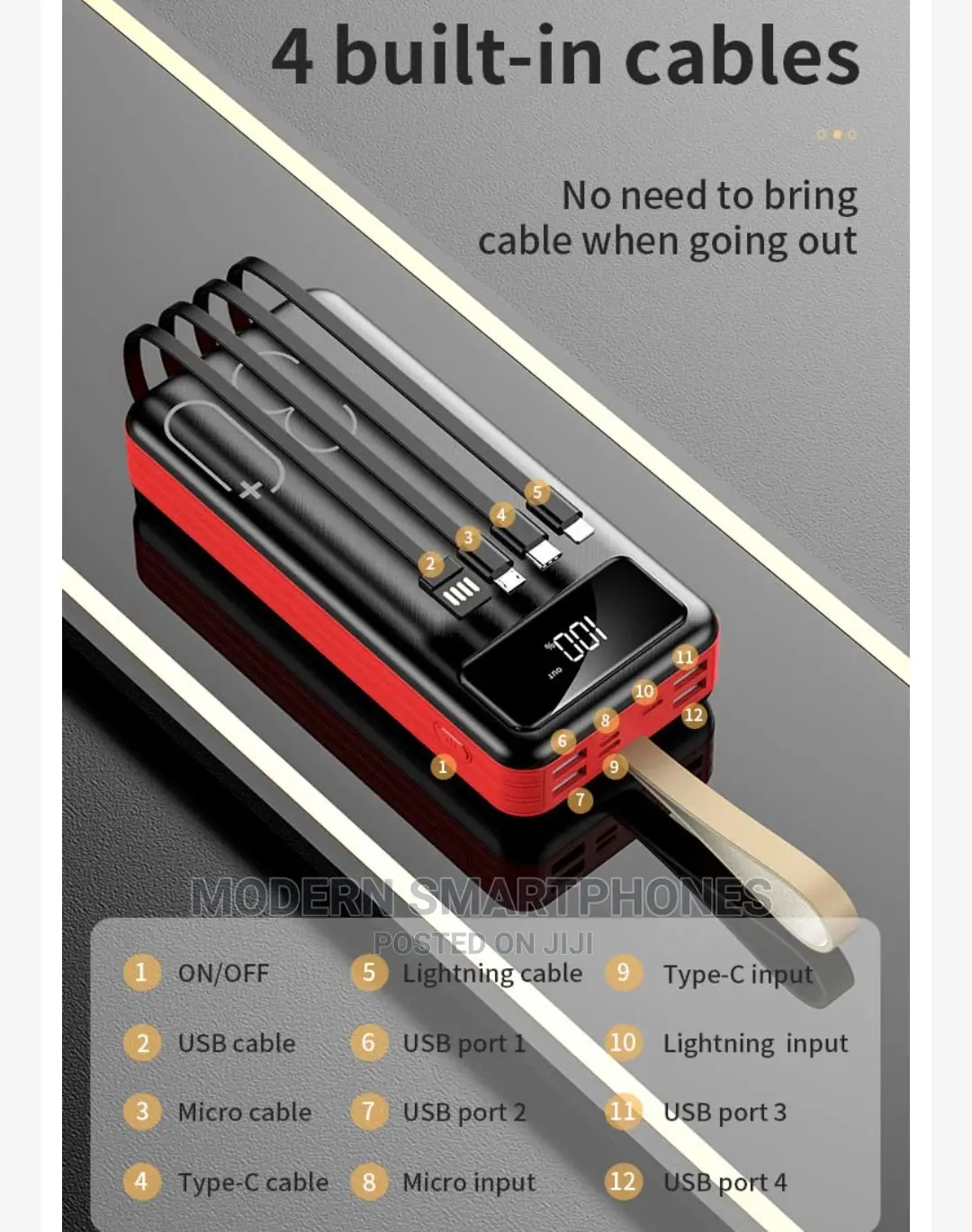 30000mah Powerbank 8output