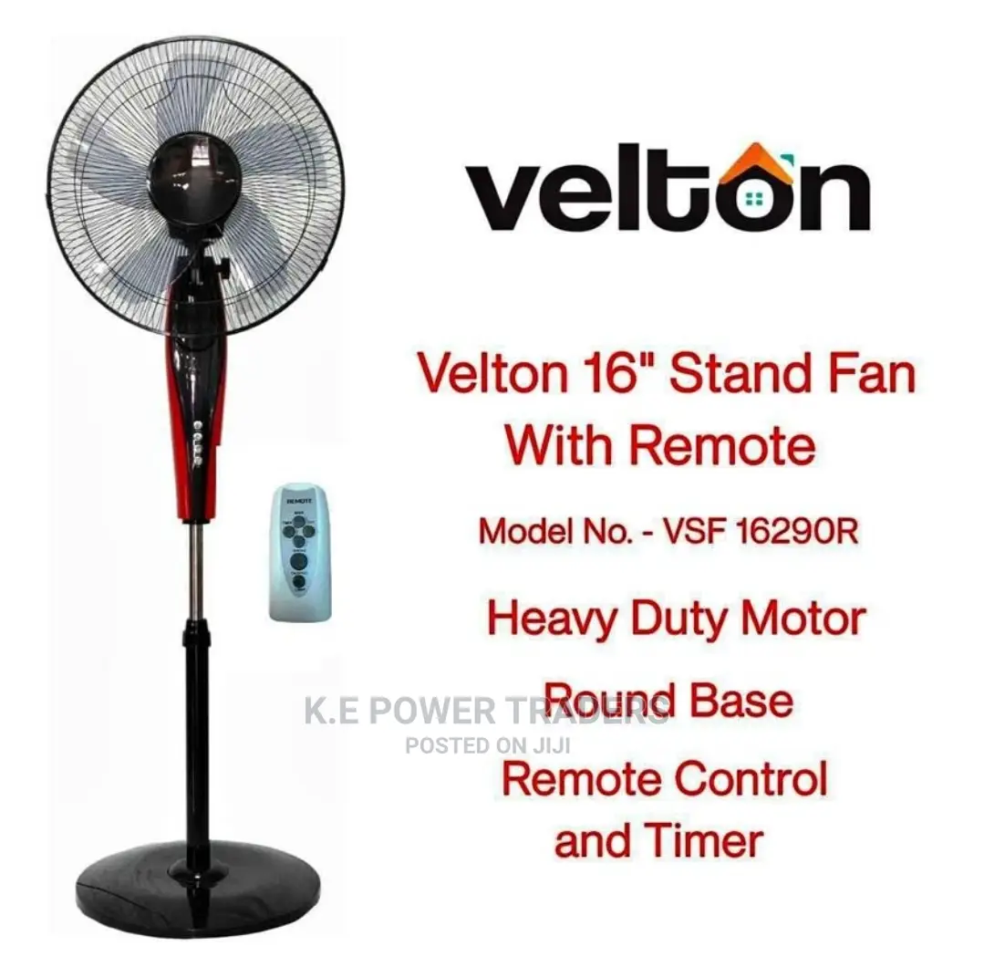 Digital Timer Remote Control Stand Fan
