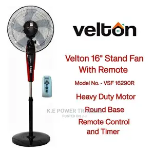 Digital Timer Remote Control Stand Fan