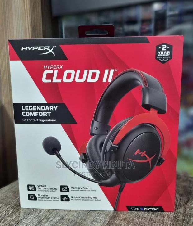 Hyper X Cloud II Gaming Headphones For Ps5/Ps4 - thumbnail 2