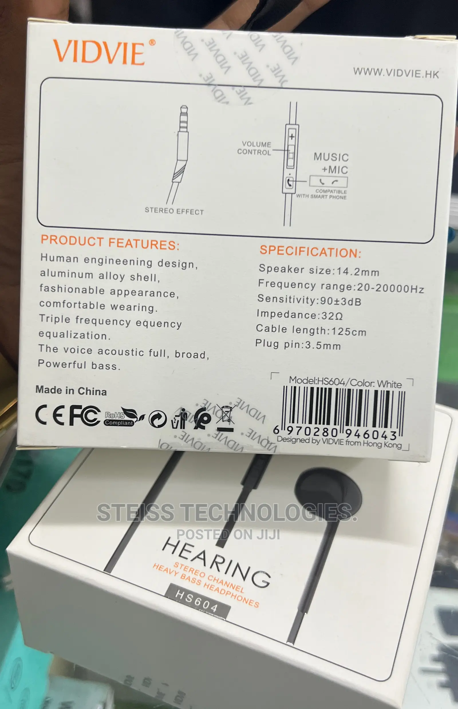 Vidvie Wired Earphones.