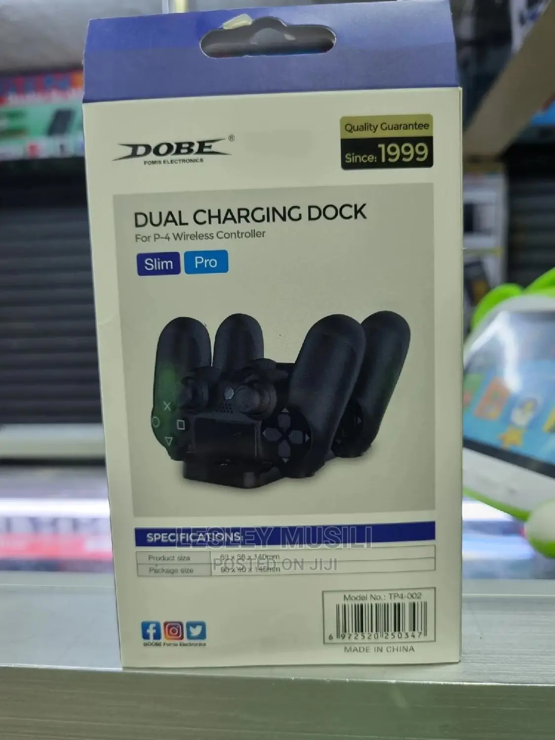 Dobe Dual Charging Dock for Ps4