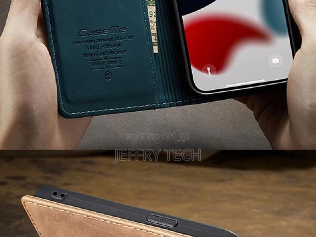 iPhone 13 Pro Max (6.7) Retro Flip Leather Case - thumbnail 4