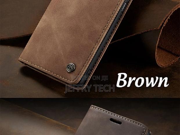 iPhone 13 Pro Max (6.7) Retro Flip Leather Case - thumbnail 8