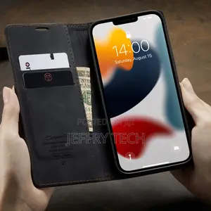 Magnetic Wallet Leather Flip Case for iPhone 13 Pro Max M