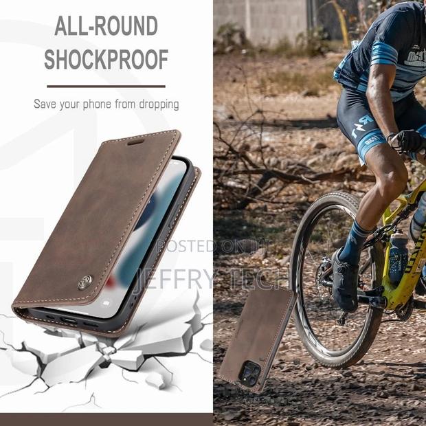 Leather Wallet Case for iPhone 11 Pro Max Cover Luxury - thumbnail 2