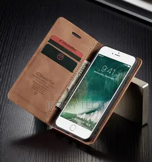 Leather Case Flip Cover for iPhone SE 2016 2020 2022 Luxury