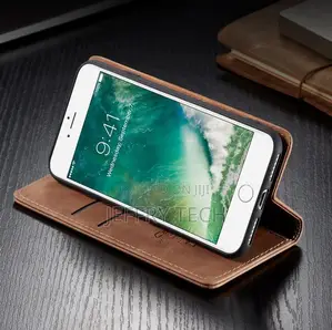 Leather Case Flip Cover for iPhone SE 2016 2020 2022 Luxury