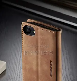 Leather Case Flip Cover for iPhone SE 2016 2020 2022 Luxury