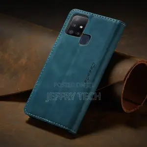 Case for Samsung Galaxy A21S Luxury Magnetic Flip Cover Lea
