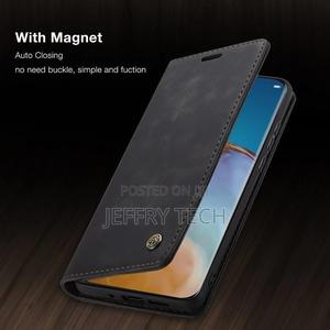 Luxury Magnetic Flip Silicone Case P3o Pro Leather Wa - thumbnail 2