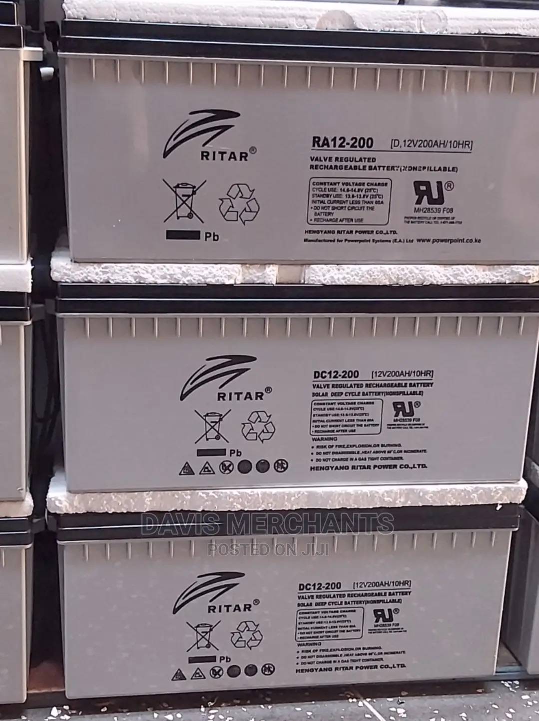 Ritar 200amps Solar Battery