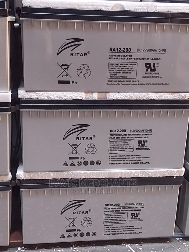 Ritar 200amps Solar Battery - main view