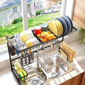 Generic 2 TIER Stainless Over the Sink Dish Drying Rack - thumbnail 2