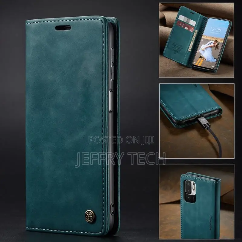 Buy Xiaomi Redmi Note 10 5G Case, Leather Wallet Case With C