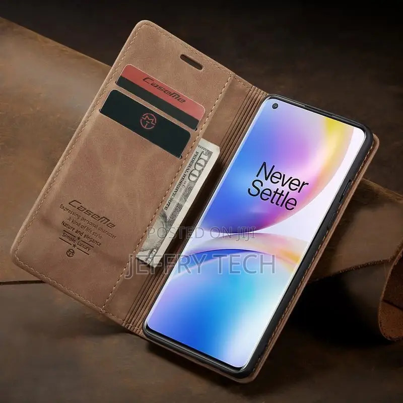 Wallet Case for Oneplus 7 8 Pro 8 Flip Leather Magnet