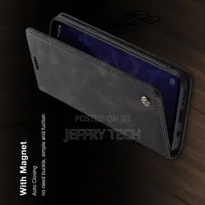 Leather Wallet Case for Samsung Galaxy Note 10 Plus Mag