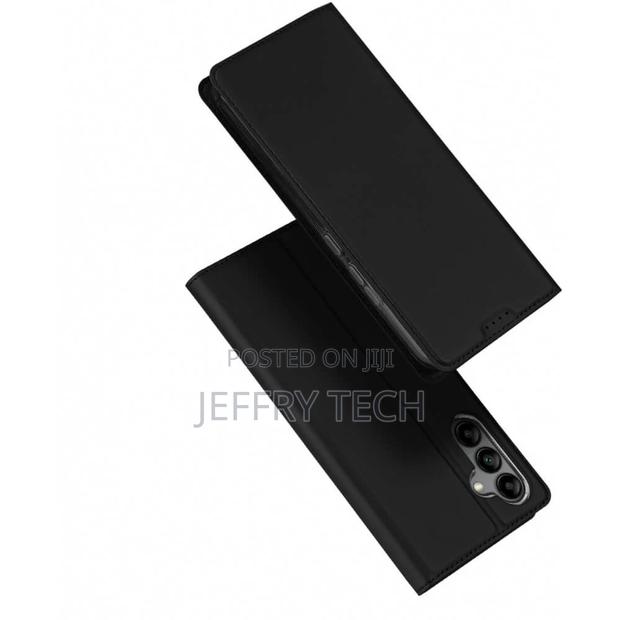 Flip Case for Samsung Galaxy A34 5G (Black) - thumbnail 2