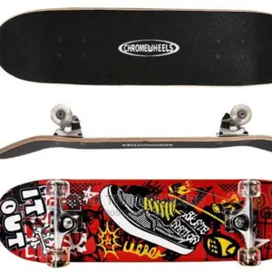 Skateboard With Rubber Wheels .,.