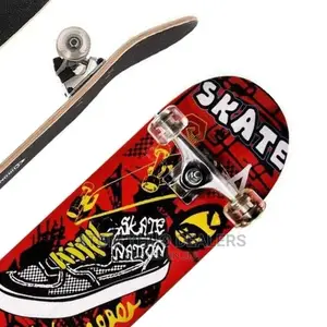 Skateboard With Rubber Wheels .,.