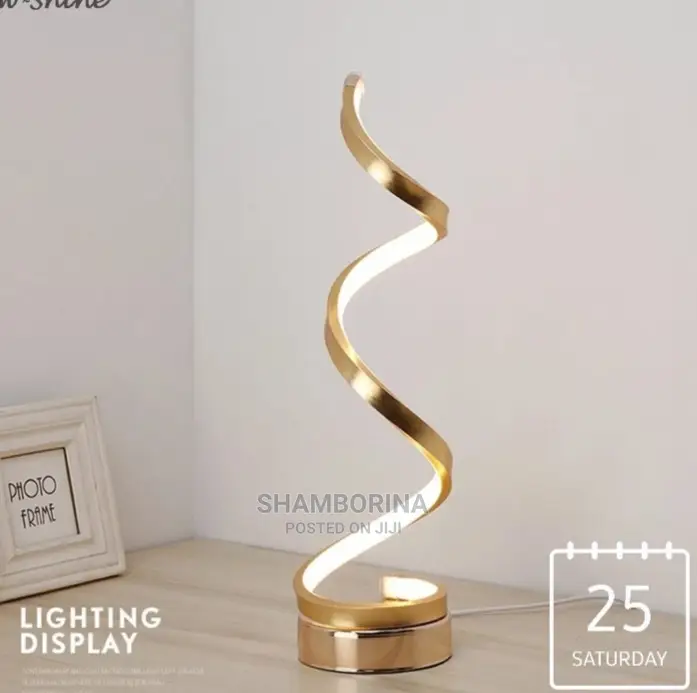 LED Spiral Decorative Table Lamp Shade in Nairobi Central Home