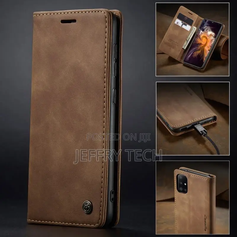Leather Case for Samsung A72 A73 A70 A71 Luxury Magnet Flip
