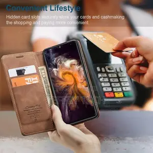 Leather Case for Samsung A72 A73 A70 A71 Luxury Magnet Flip