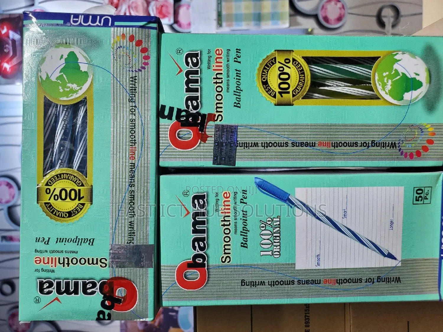 Obama Premium Quality Pens All Colors 50pack