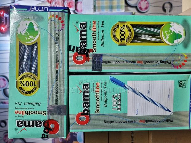 Obama Premium Quality Pens All Colors 50pack - thumbnail 2