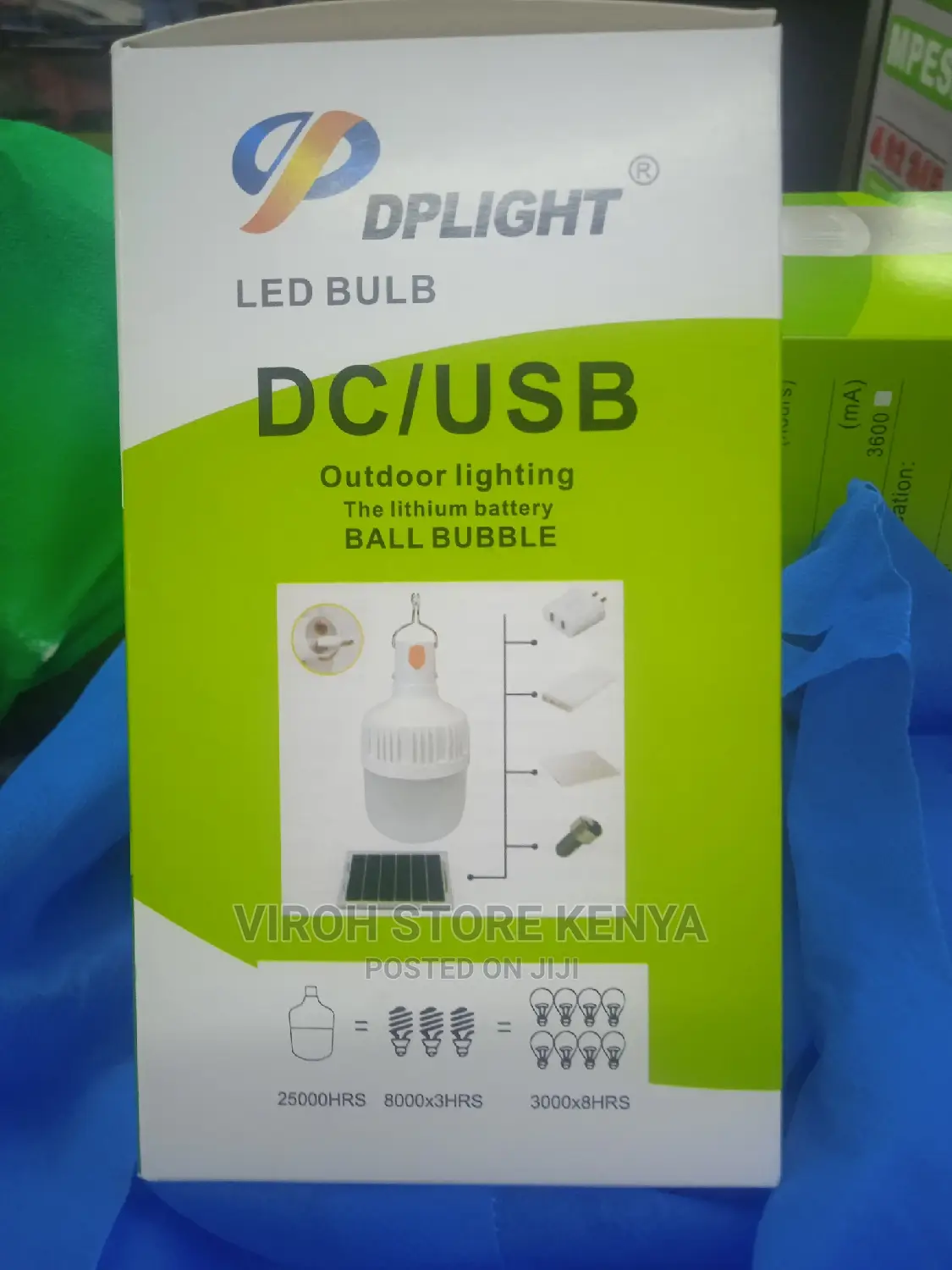 Rechargeable 30W LED Bulb With Hanger