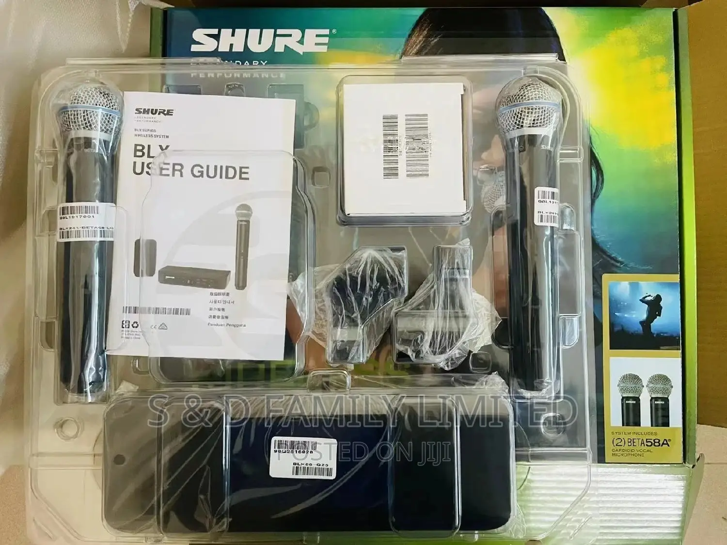 Shure BLX288/B58 Wireless Microphone