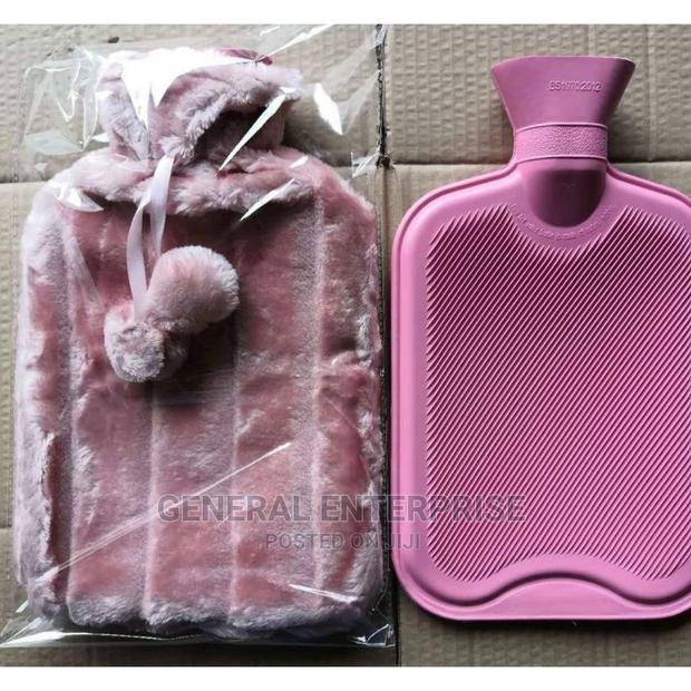Hot Water Bottle With Faux Fleece Cover 2l
