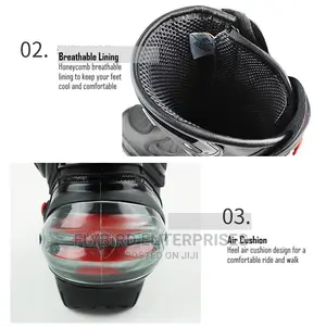 Motorcycle Motocross Riding Racing Safety Boots Hi-Cut
