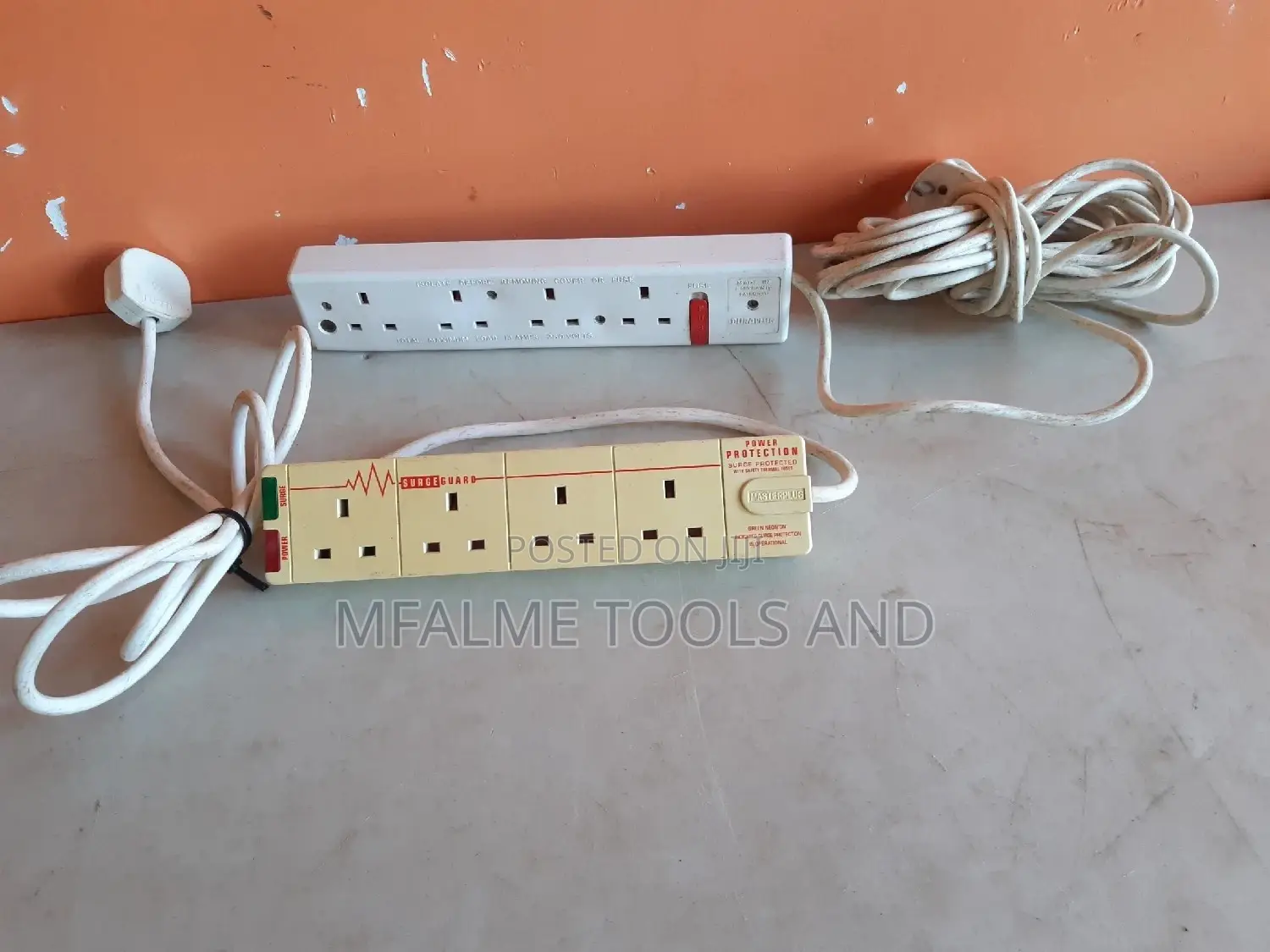 Extension Lead Cables - 240v Switched Surge Protected Ex-uk