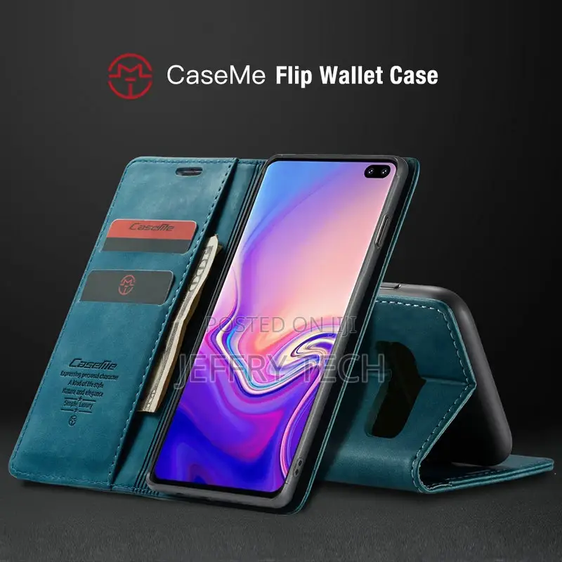 Caseme Retro Leather Case for Samsung Galaxy S10 Book Style