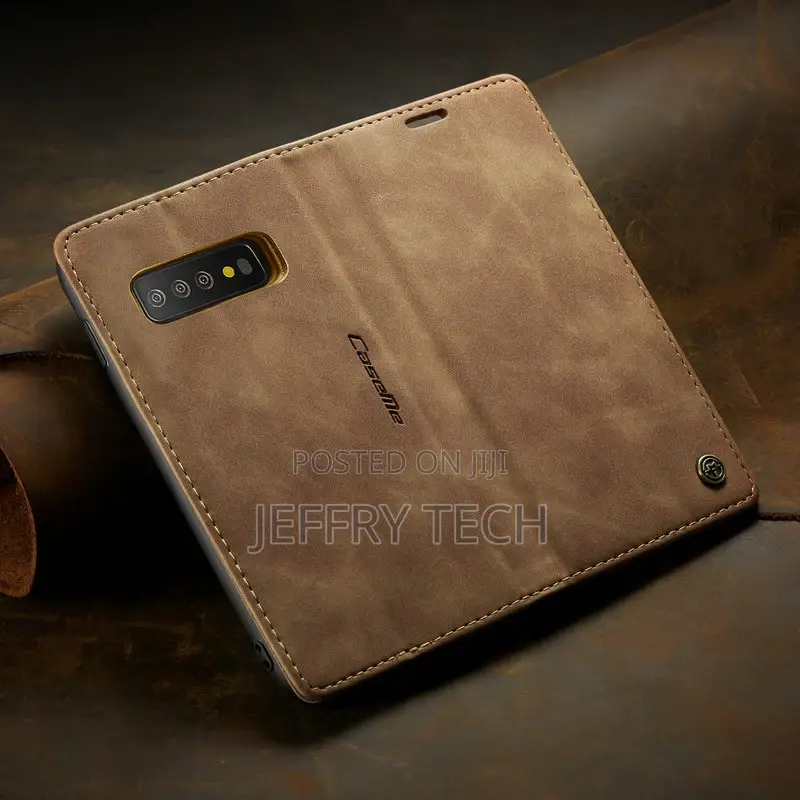 Caseme Retro Leather Case for Samsung Galaxy S10 Book Style