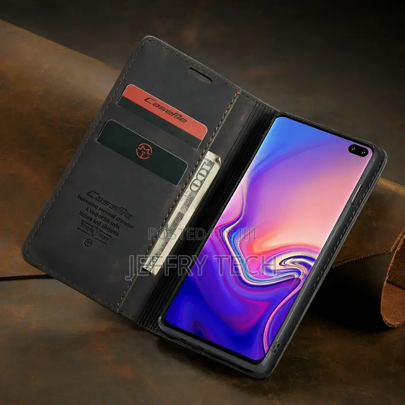 Caseme Retro Leather Case for Samsung Galaxy S10 Book Style
