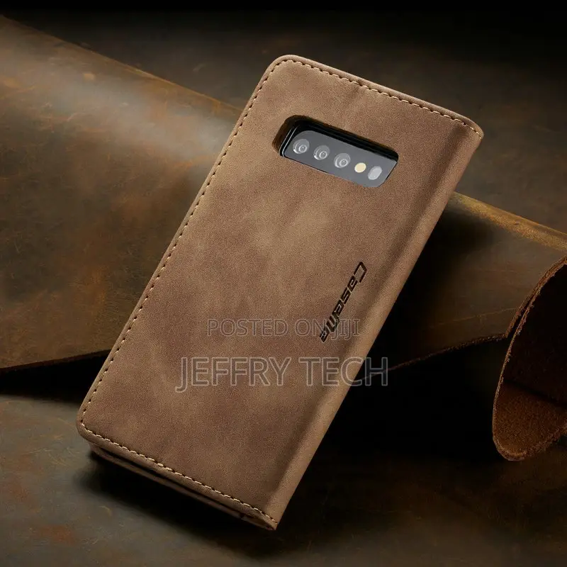 Caseme Retro Leather Case for Samsung Galaxy S10 Book Style