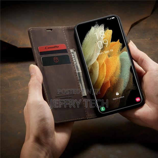 Samsung Galaxy S21 Plus Case Flip Magnetic Wallet Phone Case